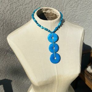Turquoise choker necklace